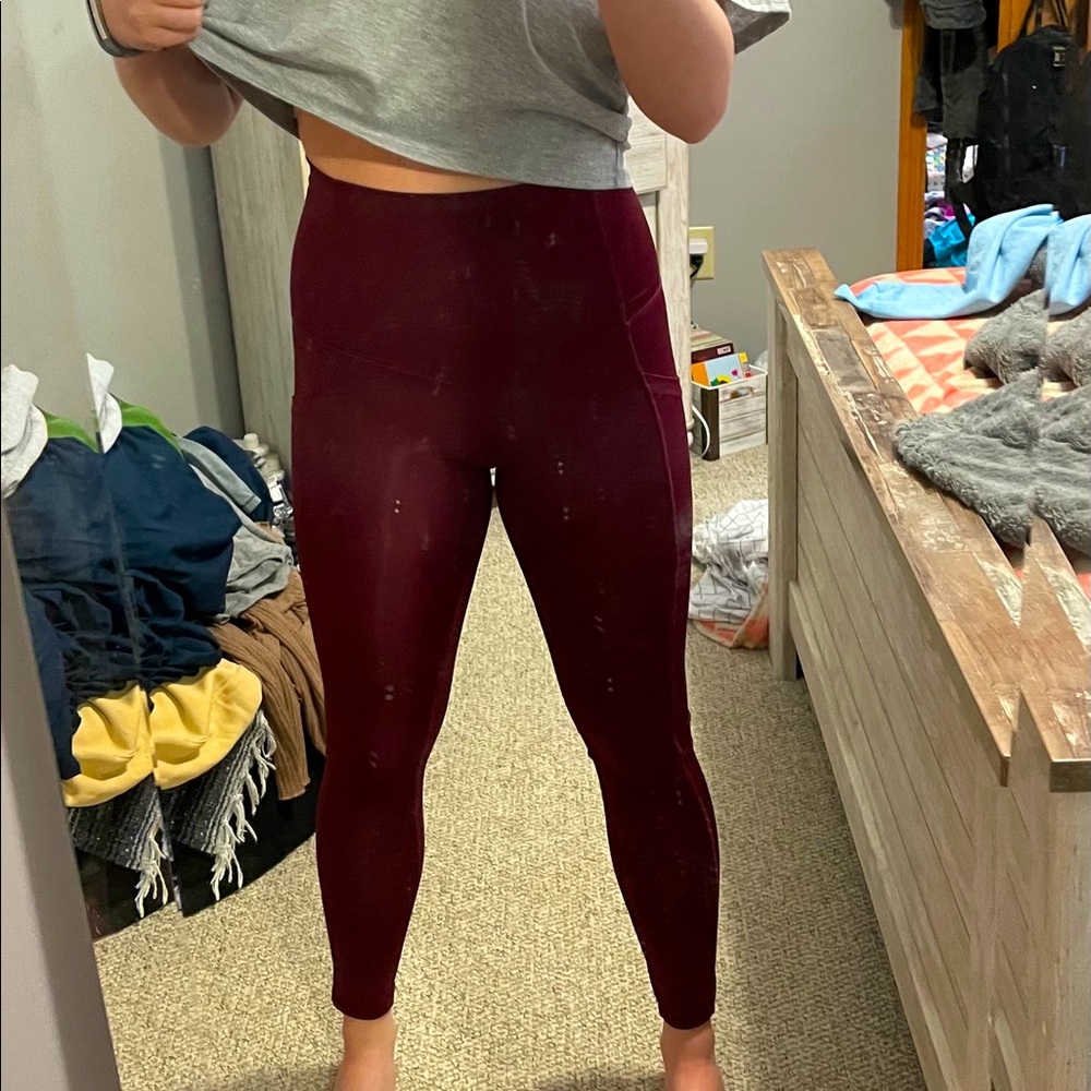 Champion Maroon leggings